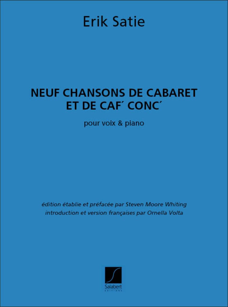 Neuf Chansons De Cabaret Et De Caf' Conc'